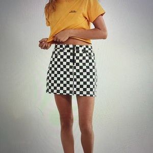 Urban outfitters checkered skirt